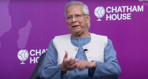 লন্ডনে ড. ইউনূস বললেন— জনগণ টাকা খেয়ে ভোট দেয়