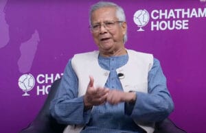 লন্ডনে ড. ইউনূস বললেন— জনগণ টাকা খেয়ে ভোট দেয়