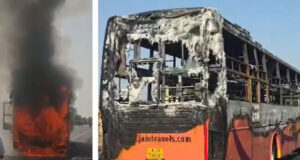 ভারতের রাজস্থানে ভয়াবহ বাস অগ্নিকাণ্ডে ১৯ জনের মৃত্যু