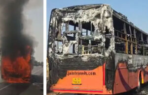 ভারতের রাজস্থানে ভয়াবহ বাস অগ্নিকাণ্ডে ১৯ জনের মৃত্যু
