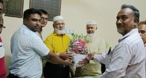 আত্রাইয়ে বান্দাইখাড়া ডিগ্রি কলেজে নবনির্বাচিত সভাপতি শেখ আবু মাসুমের দায়িত্ব গ্রহণ