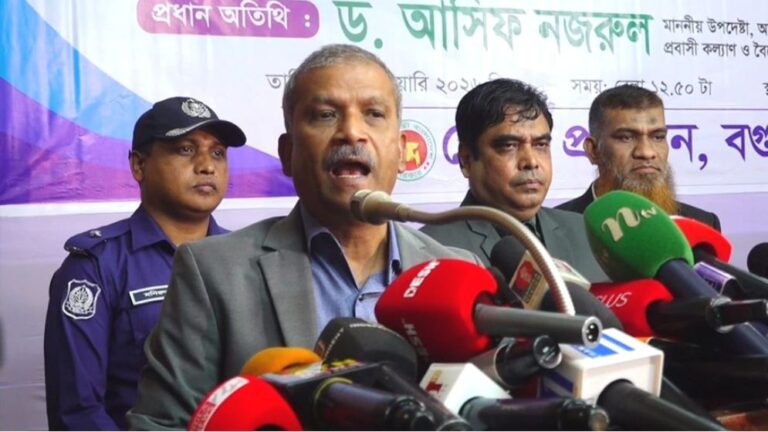 বগুড়ায় আসিফ নজরুলের ভোটাধিকার ও গণভোট বার্তা