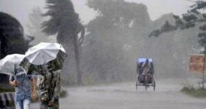 উত্তরাঞ্চলে শীতের মধ্যে মেঘলা আকাশ ও সম্ভাব্য বৃষ্টির পূর্বাভাস সংক্রান্ত আবহাওয়ার চিত্র।