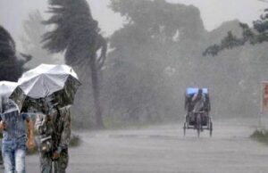 উত্তরাঞ্চলে শীতের মধ্যে মেঘলা আকাশ ও সম্ভাব্য বৃষ্টির পূর্বাভাস সংক্রান্ত আবহাওয়ার চিত্র।