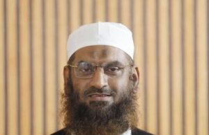 আগামীকাল জগন্নাথপুরে আগমন উপলক্ষে ১০ দলীয় জোটের শীর্ষ নেতা আল্লামা মামুনুল হকের জনসভা আয়োজনের ঘোষণা সংক্রান্ত দৃশ্য।