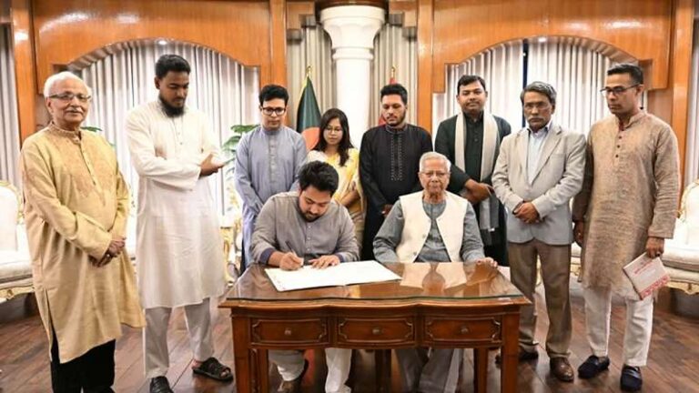 এনসিপি স্বাক্ষর করল জুলাই জাতীয় সনদে