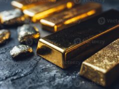 দামে বড় ধসেও স্বর্ণের ঊর্ধ্বমুখী ধারা শেষ হয়নি বিশ্ববাজারে স্বর্ণের দামের ওঠানামা বোঝাতে স্বর্ণের বার ও গ্রাফ