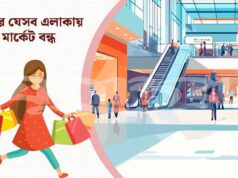 বুধবার ঢাকার যেসব মার্কেট বন্ধ থাকবে